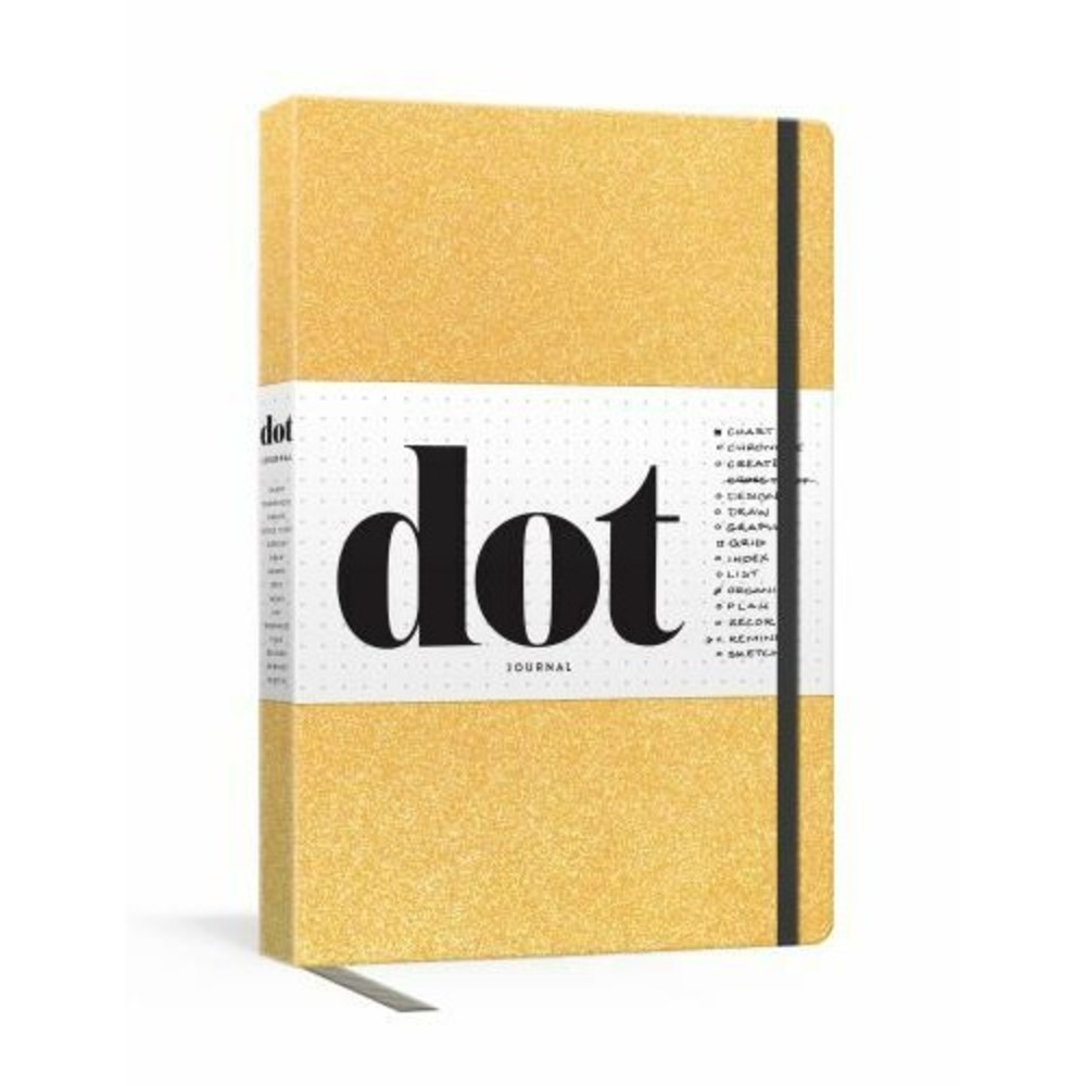 Dot Journal Gold : A Dotted, Blank Journal for List-Making, Journaling New Gift